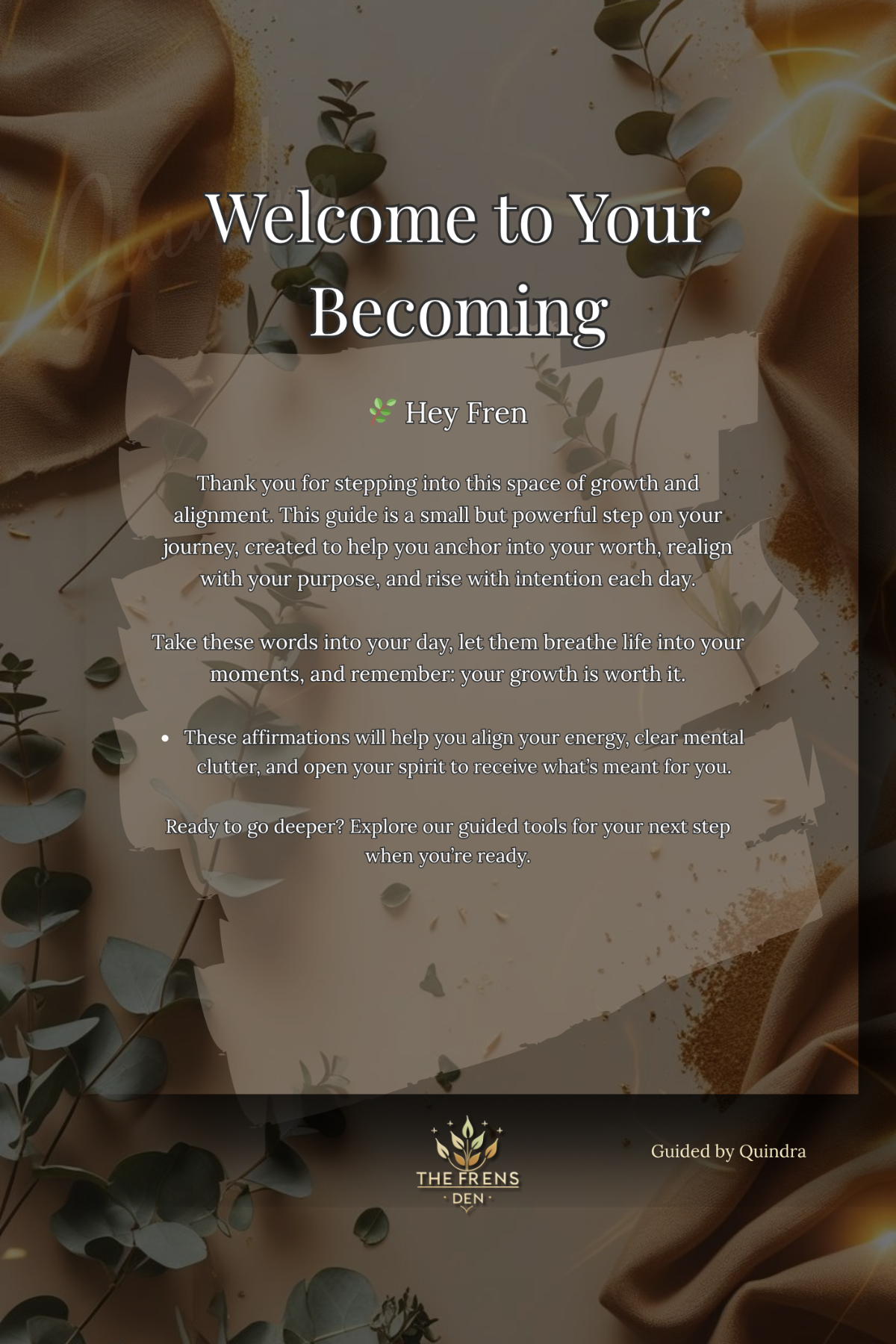 Rooted & Rising: A 5-Day Affirmation Guide