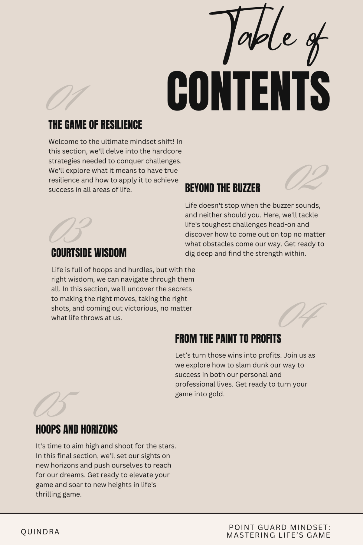 Point Guard Mindset: Mastering Life’s Game Playbook