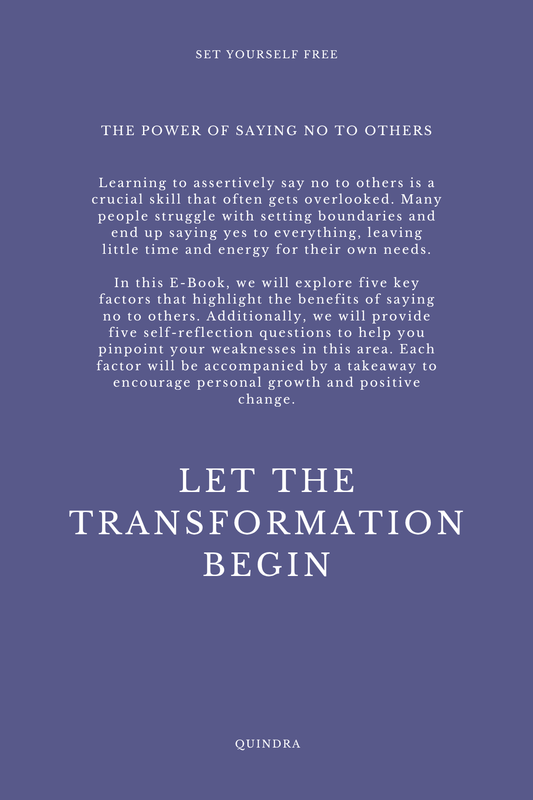 Set Yourself Free: The Power of Saying No