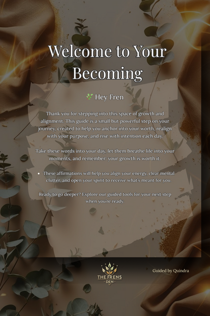 Rooted & Rising: A 5-Day Affirmation Guide