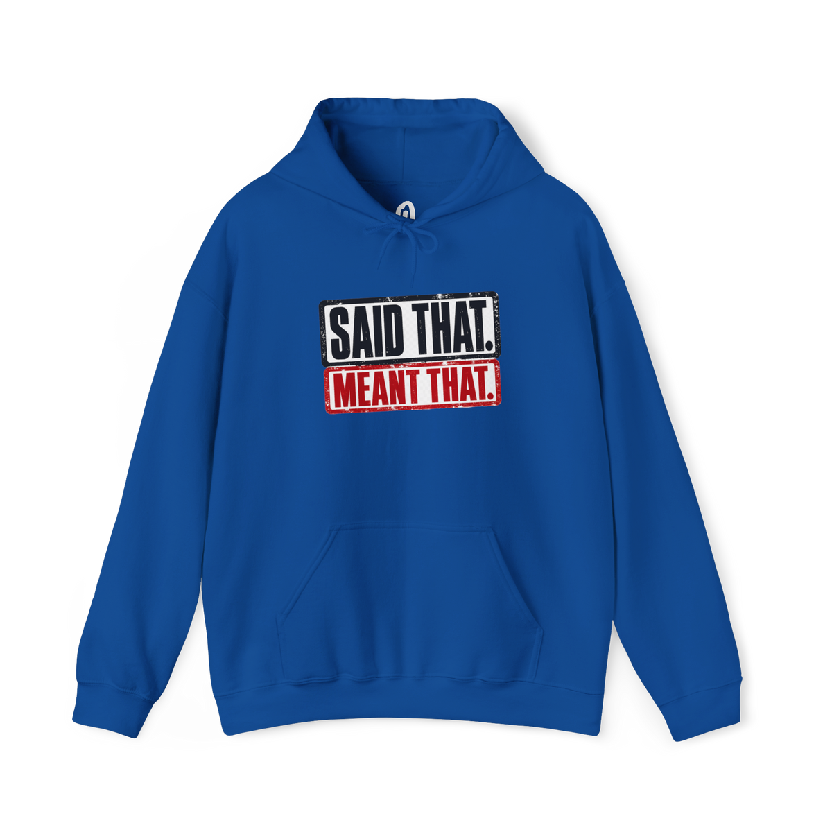Said That Meant That Statement Hoodie