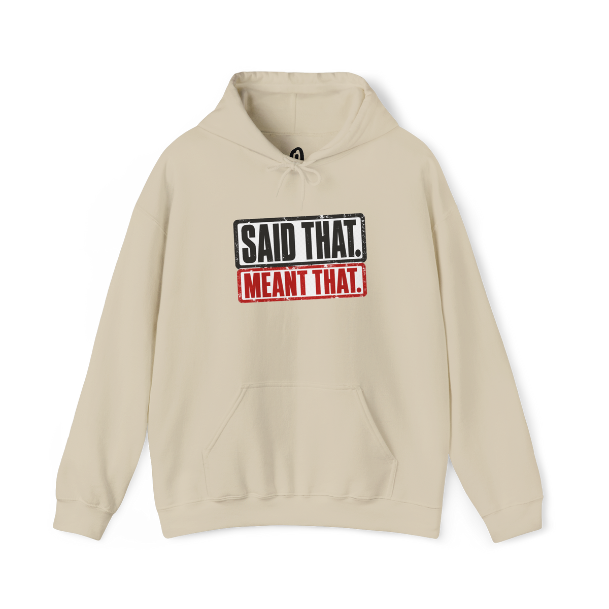 Said That Meant That Statement Hoodie