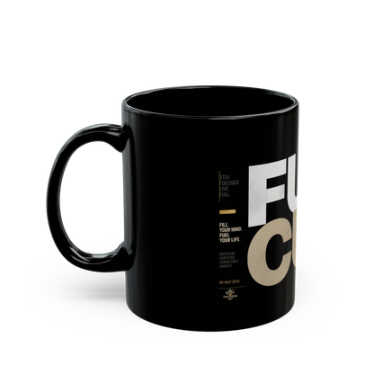 Full Cup Black Mug